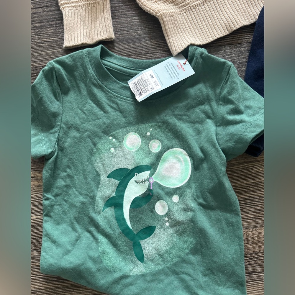 Cat & Jack Carters Baby Boys Toddler Bundle 12‎ Months sweater tops